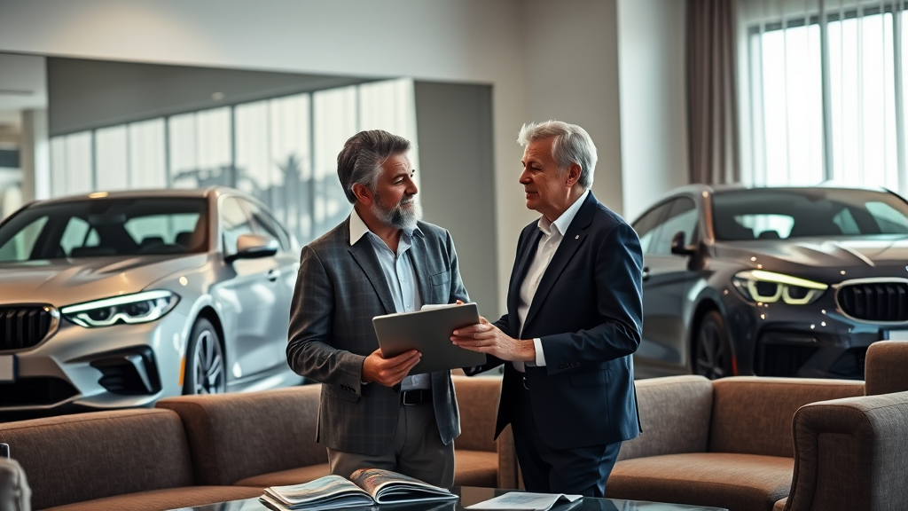 중년 고소득층의 자동차 구매 패턴 신차와 중고차 비교