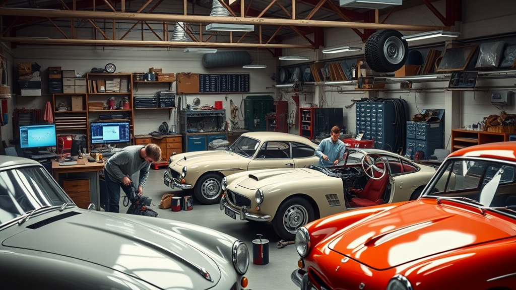 복원 시장에서 은밀히 거래되는 올드카 시리즈 탐구