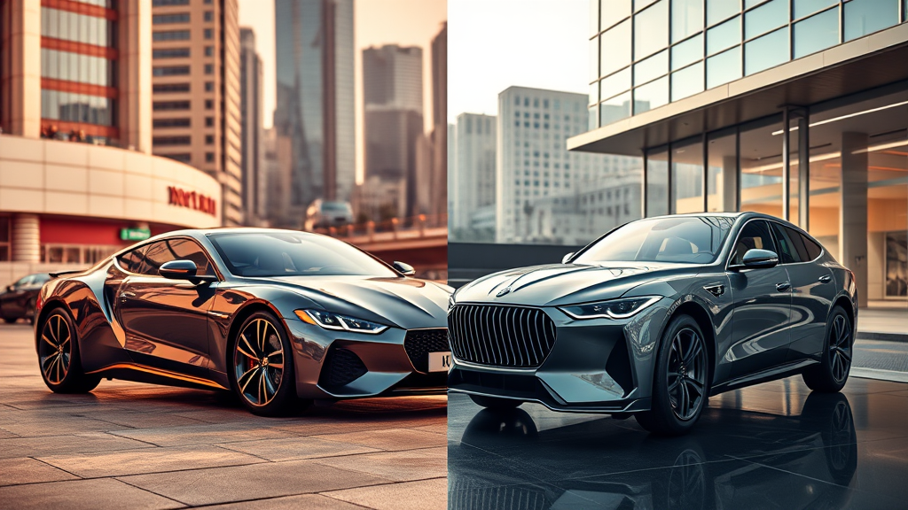 해외 부자들이 즐겨 타는 차와 한국 고급차의 차이점